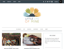 Tablet Screenshot of littlelifeofmine.com